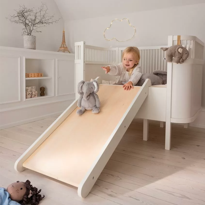 Sebra 2-in-1 Kletter- und Rollrutsche Classic White