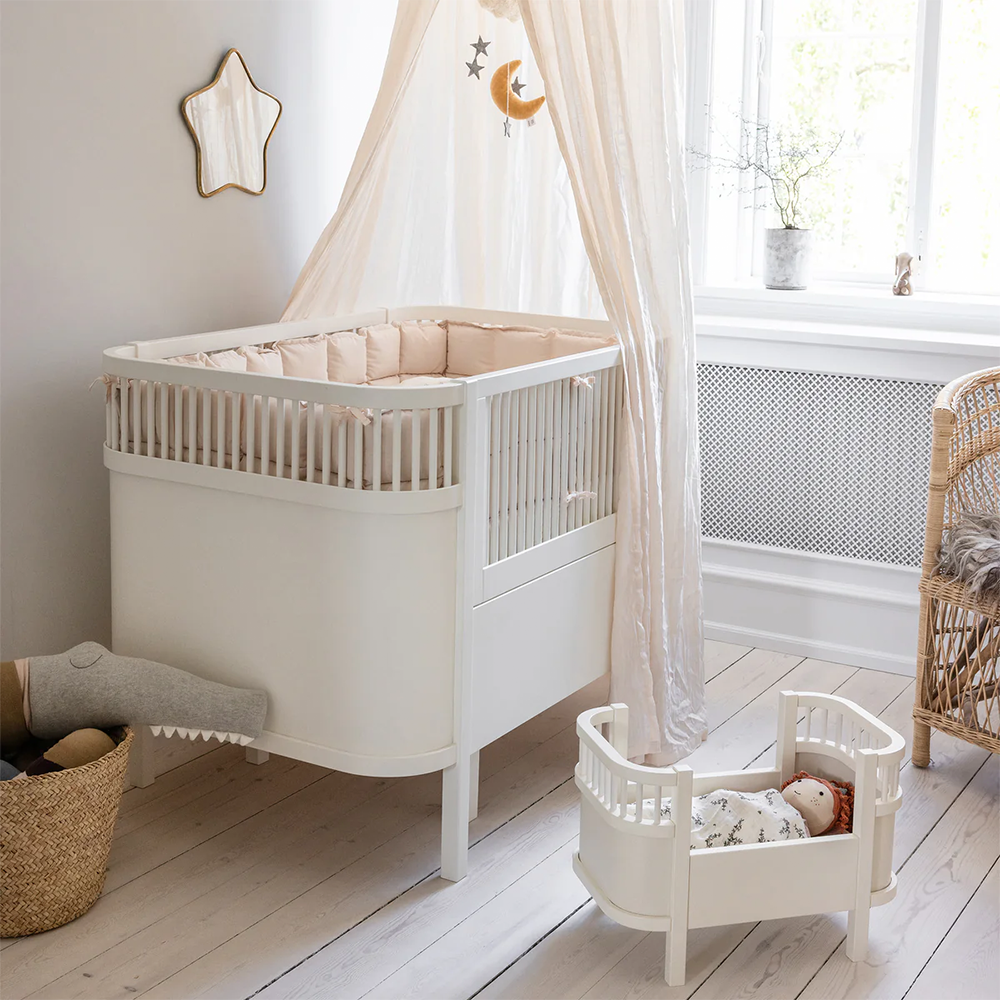 Sebra  Baby und Junior Bett  Classic White - Online MY SNOWFLAKE