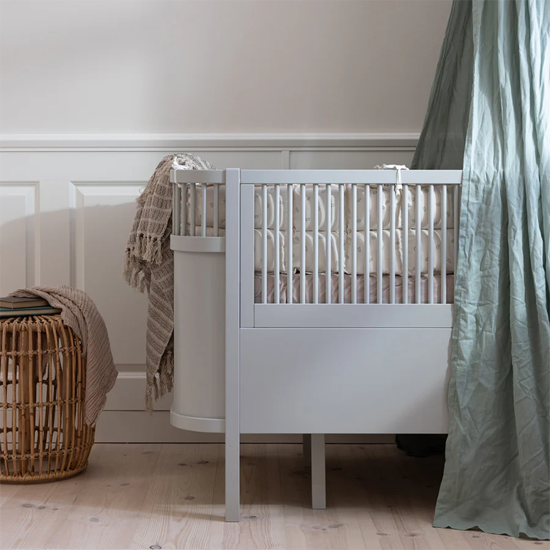 Sebra Baby und Junior Bett Stone Grey - Online MY SNOWFLAKE