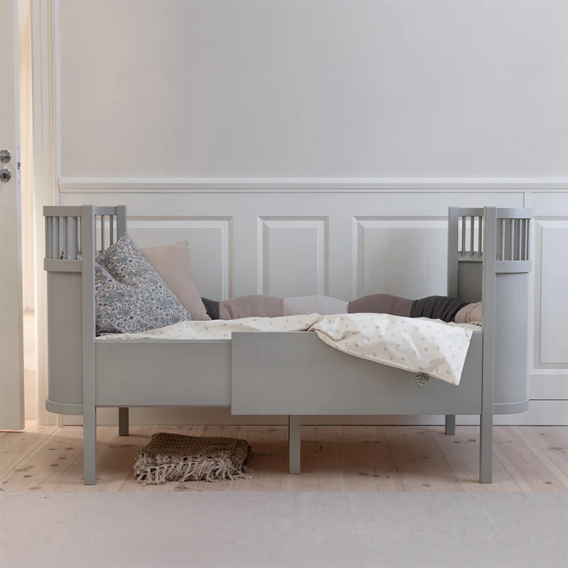 Sebra Baby und Junior Bett Stone Grey - Online MY SNOWFLAKE