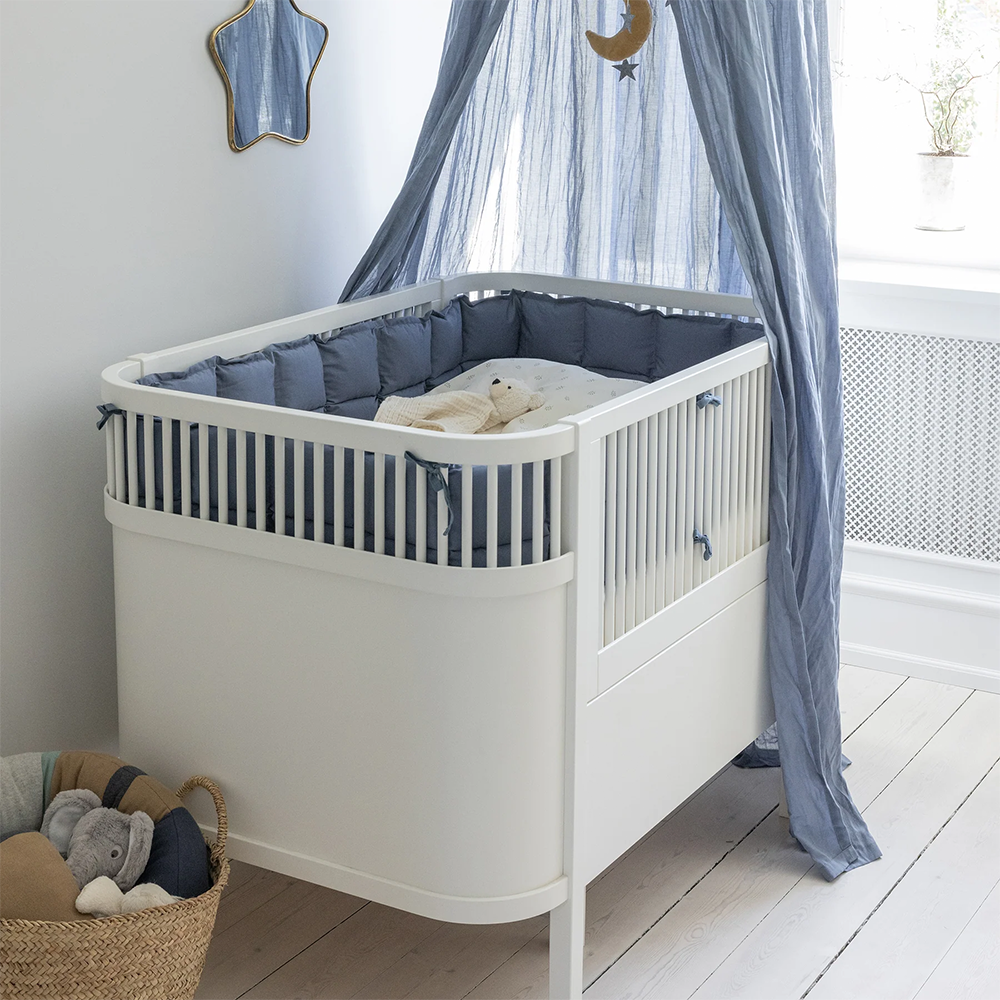 Sebra Bettnestchen  'Kapok' Forest Lake Blue - Online MY SNOWFLAKE