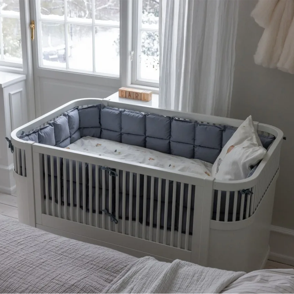 Sebra Bettnestchen  'Kapok' Dusty Blue