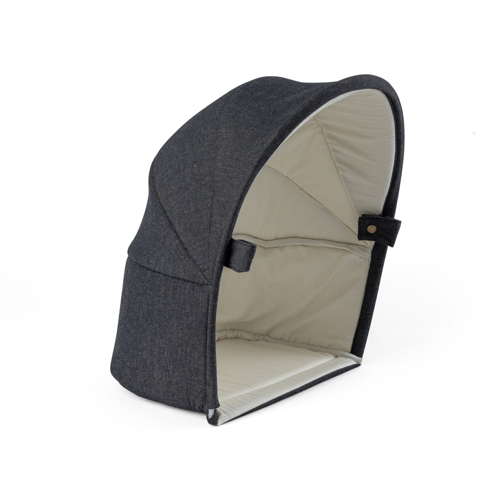 Sebra Babynestchen 3-in-1 mit Verdeck Grey Melange