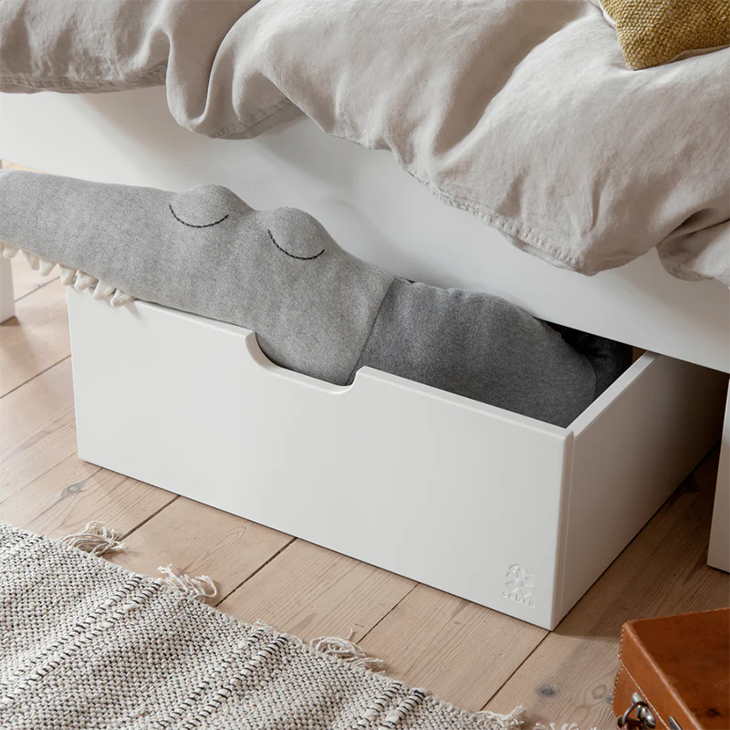 Sebra  Bettschublade für Baby und Junior Bett  Classic White