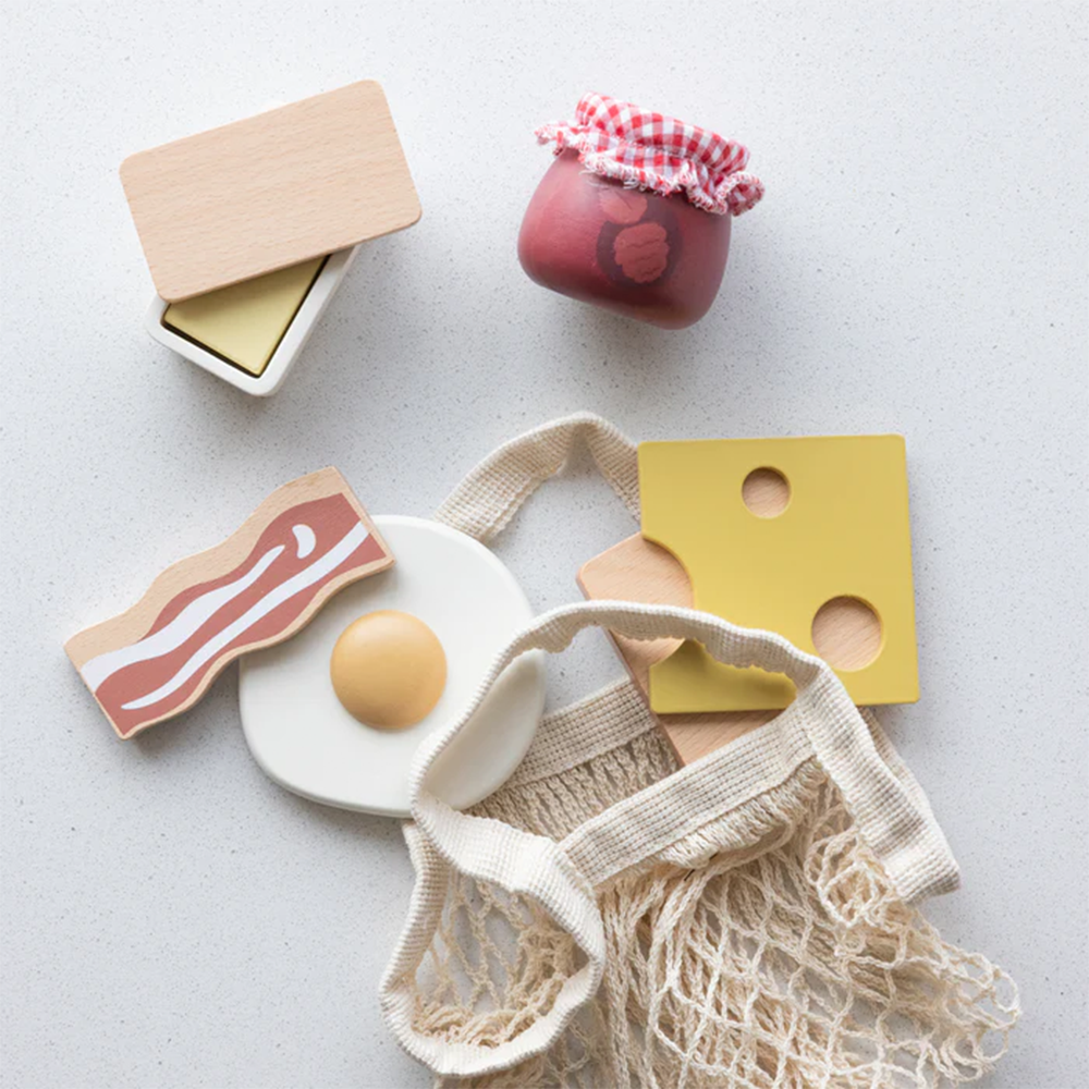 Service de petit-déjeuner Sebra en bois