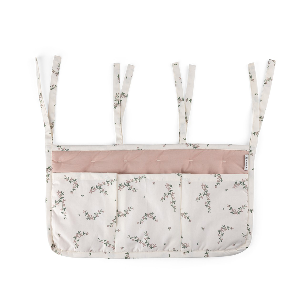 Sebra Hängeorganizer mit 3 Taschen Powder Blossom