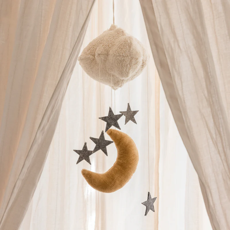 Sebra  Mobile  'Moon & Stars' Beige