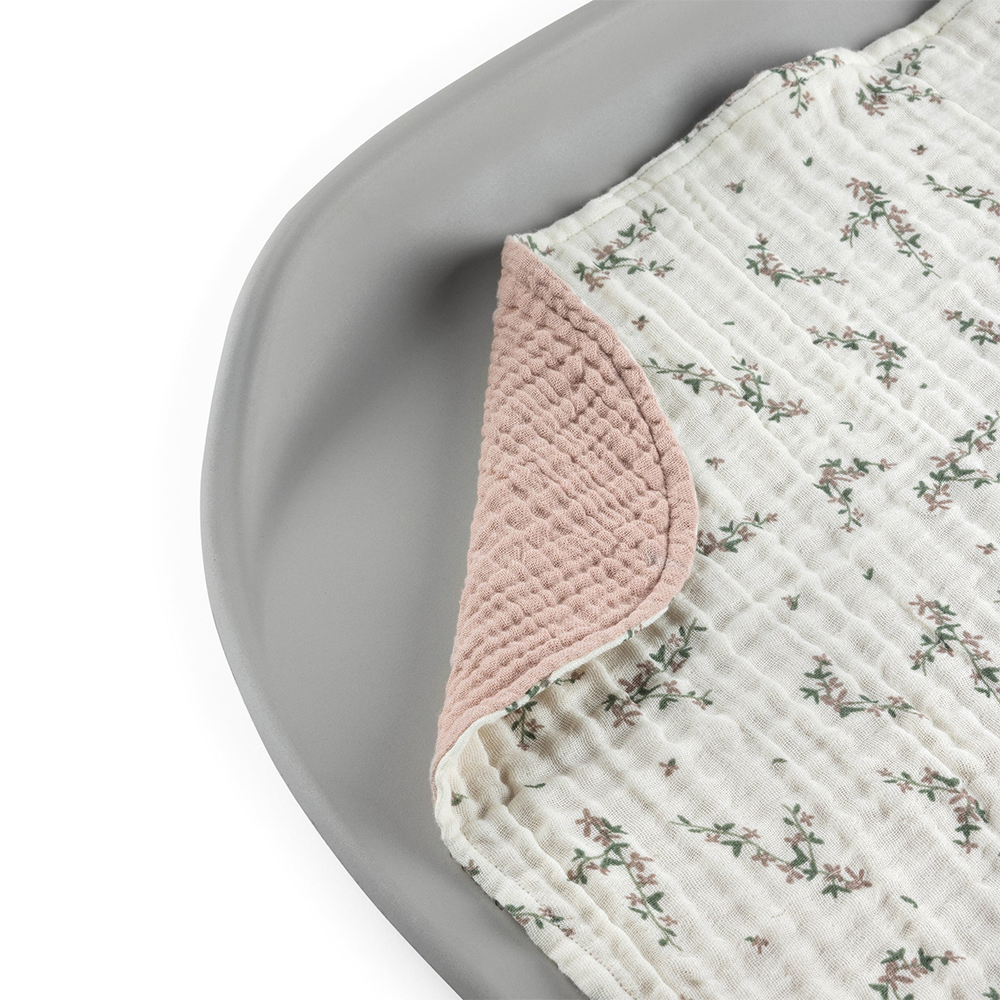 Sebra Muslin Changing Pad 2-pack Powder Rose