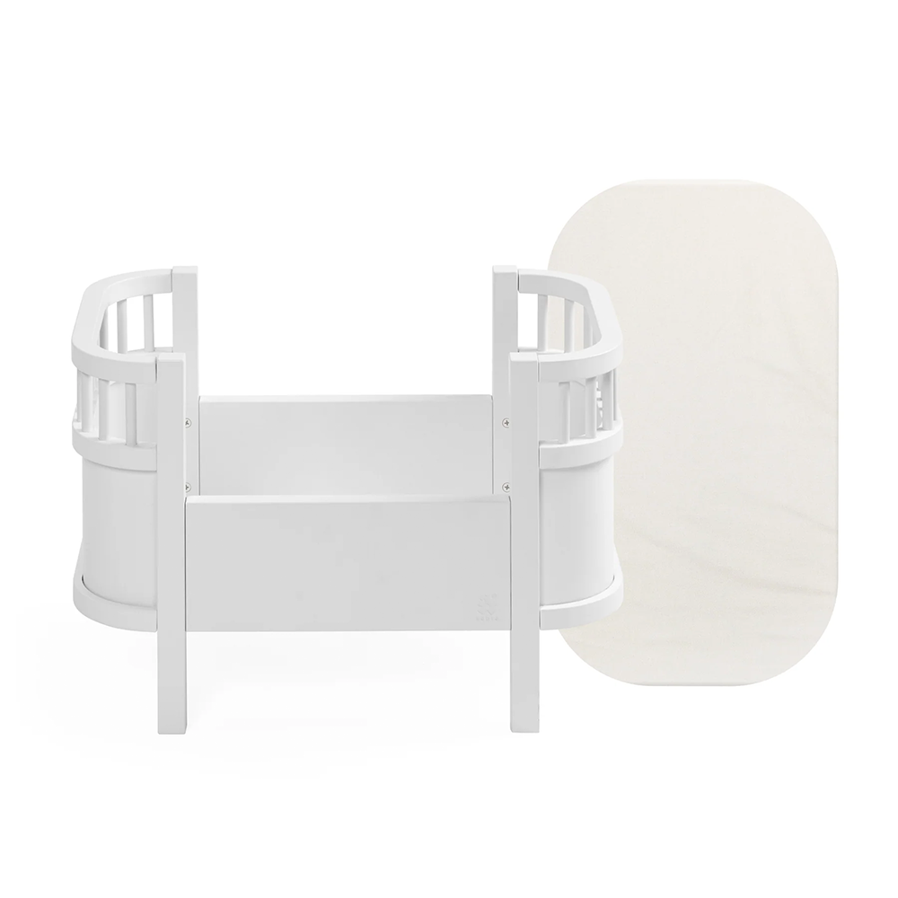 Sebra Doll's Bed with Mattress Classic White