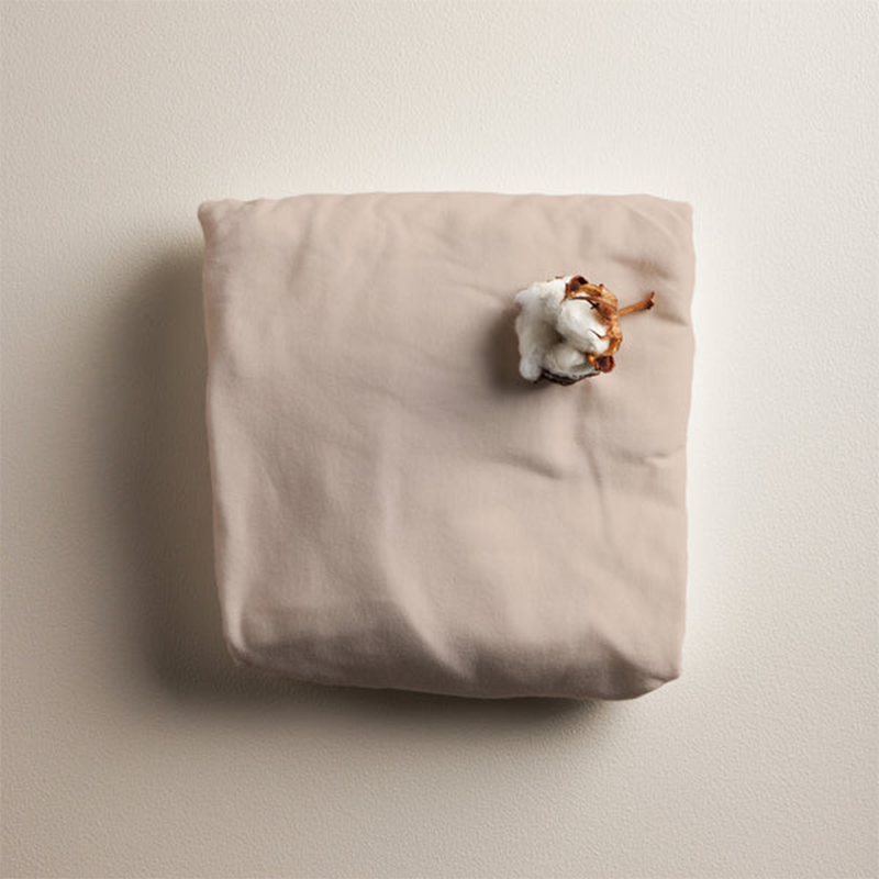 Drap-housse Sebra Jersey lit junior Seabreeze Beige