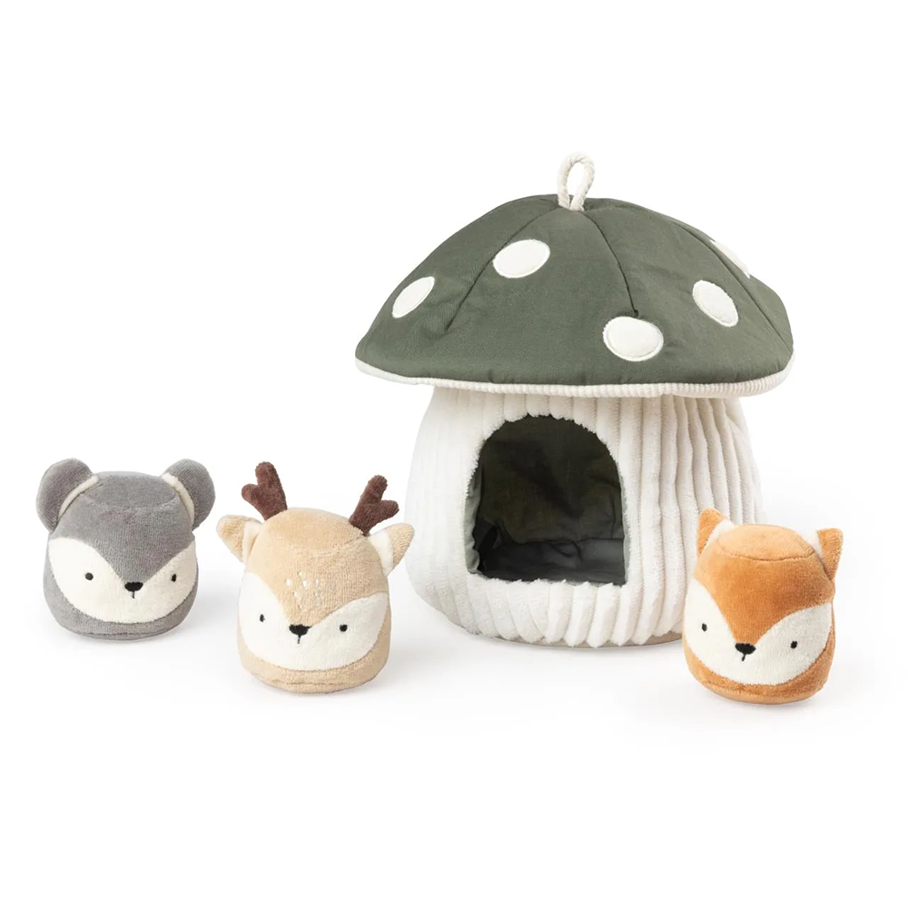 Sebra Baby Activity Toy 'Hide and Seek' Mushroom