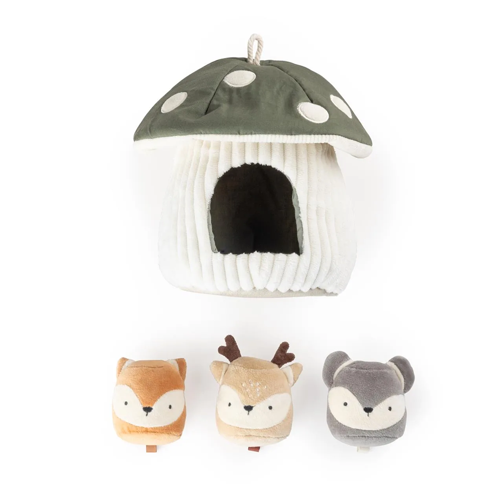 Sebra Baby Activity Toy 'Hide and Seek' Mushroom