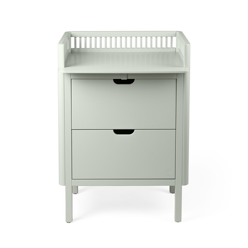 Sebra  Wickelkommode  mit Schubladen Mist Green