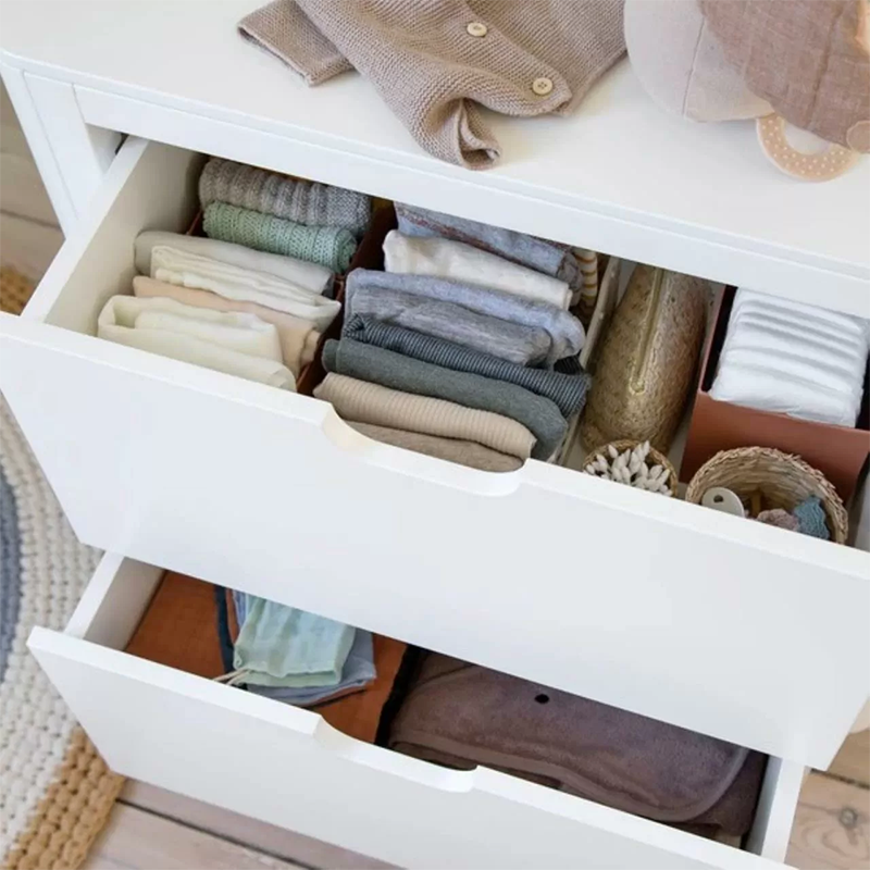 Sebra  Wickelkommode  mit Schubladen Classic White