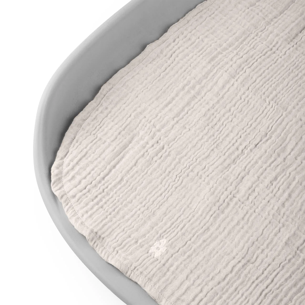 Sebra Muslin Changing Mat 2-Pack Birchbark Rose