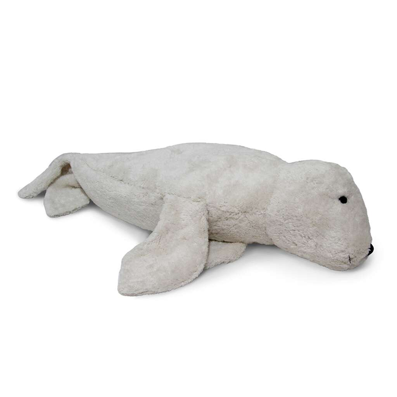 Senger Naturwelt Kuscheltier/Wärmekissen Robbe Gross Weiss