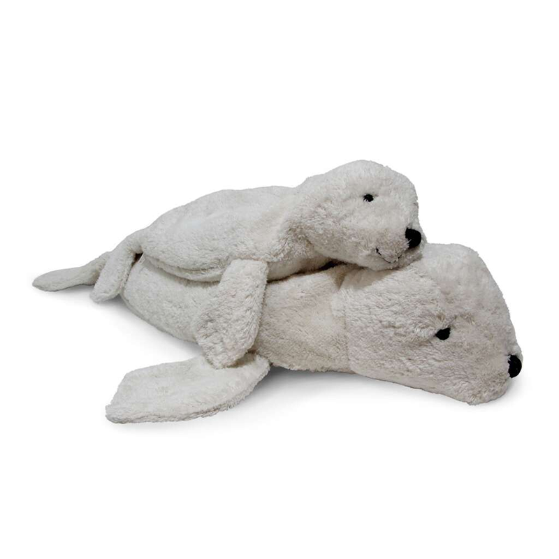 Senger Naturwelt Kuscheltier/Wärmekissen Robbe Gross Weiss