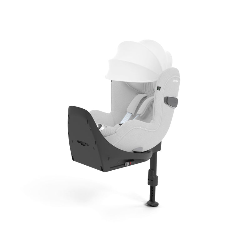 Cybex Sirona T Plus Platinum White Rückwärtsgerichtet mit Sonnendach