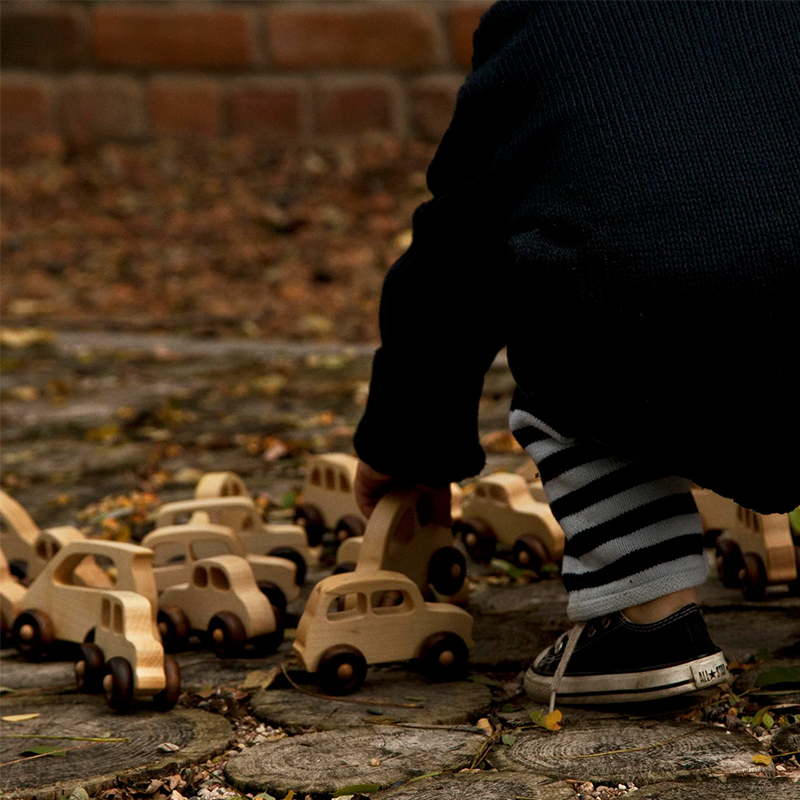 Wooden Story Spielauto aus Holz für Babys 30s