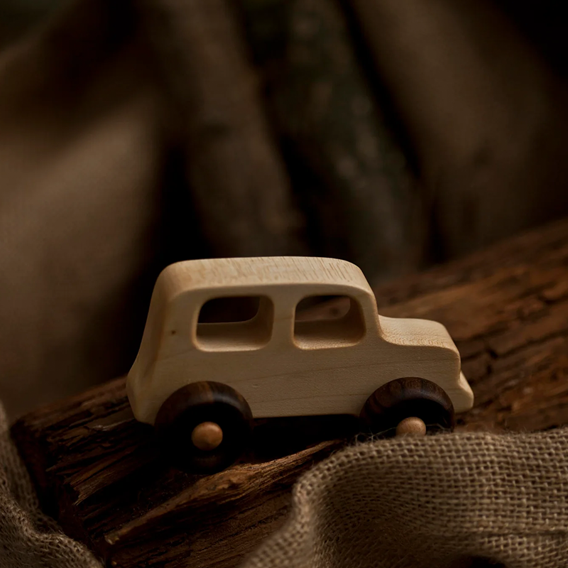 Wooden Story Spielauto aus Holz für Babys 30s