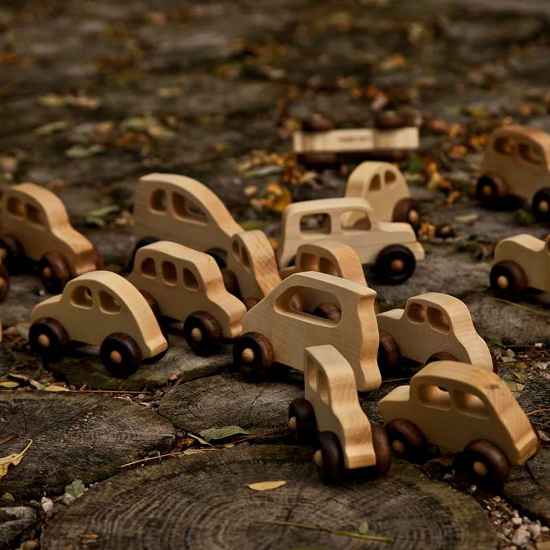 Wooden Story Spielauto aus Holz für Babys 30s