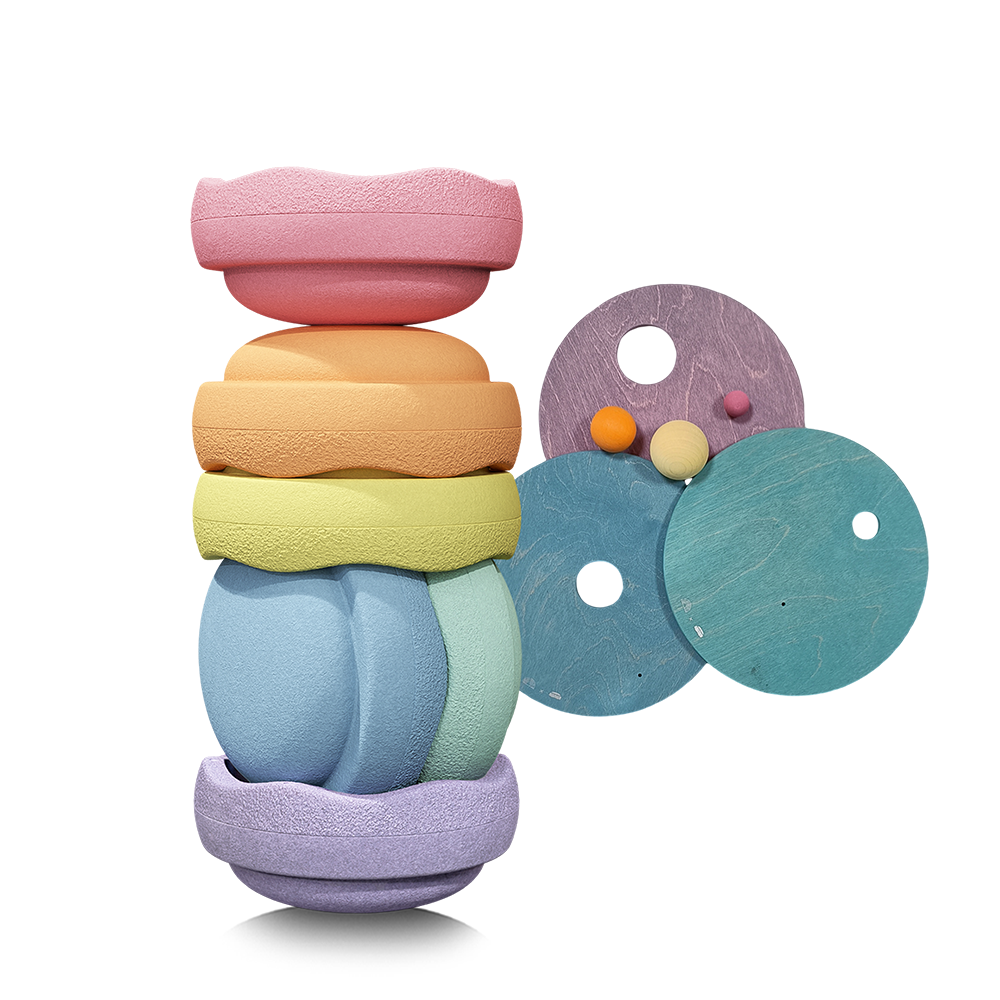 Stapelstein Grimms x Stapelstein Set Pastel
