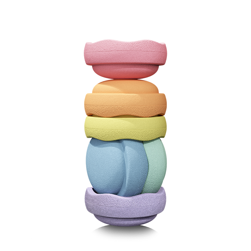 Stapelstein Original Mini Arc-en-ciel Pastel