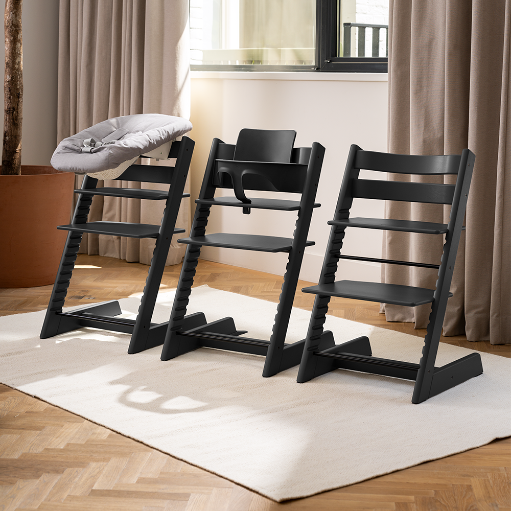 Stokke® Tripp Trapp® High Chair Beech Black