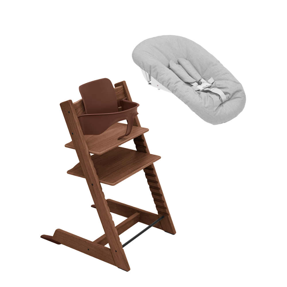 Stokke®  Tripp Trapp®  Newborn Bundle 3-in-1 Eiche Warm Brown - Online MY SNOWFLAKE