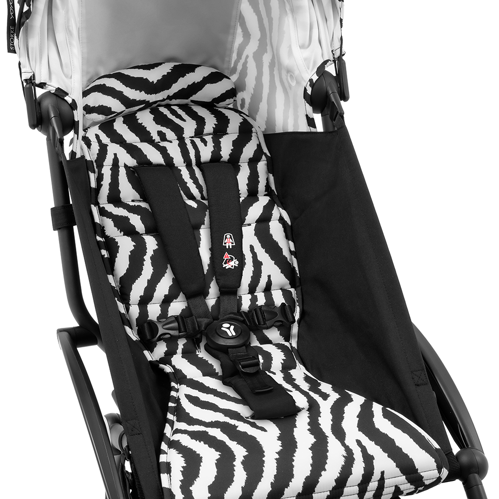 Stokke YOYO³ 6+ 'Wild Collection' Black/Zebra
