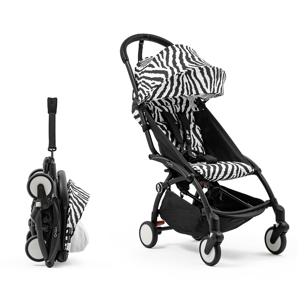 Stokke YOYO³ 6+ 'Wild Collection' Black/Zebra