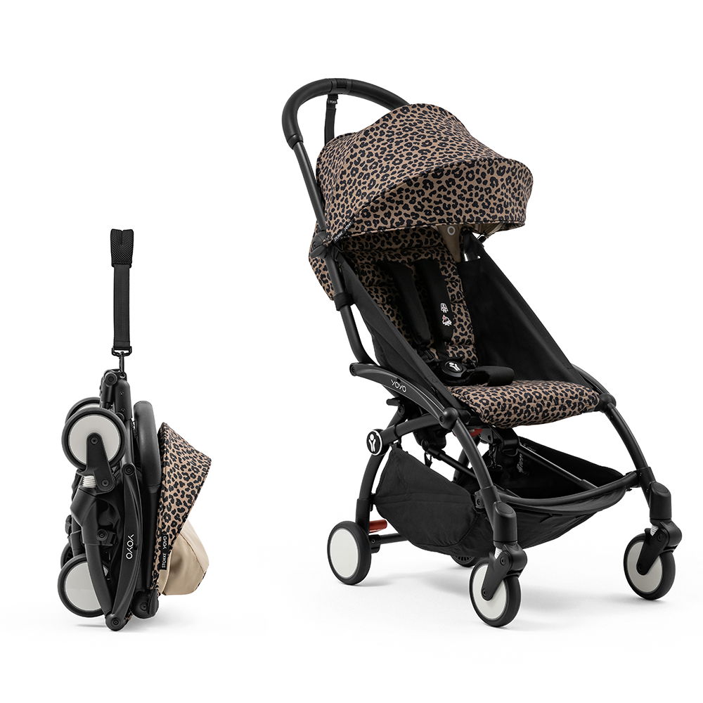 Stokke YOYO³ 6+ 'Wild Collection' Black/Leopard