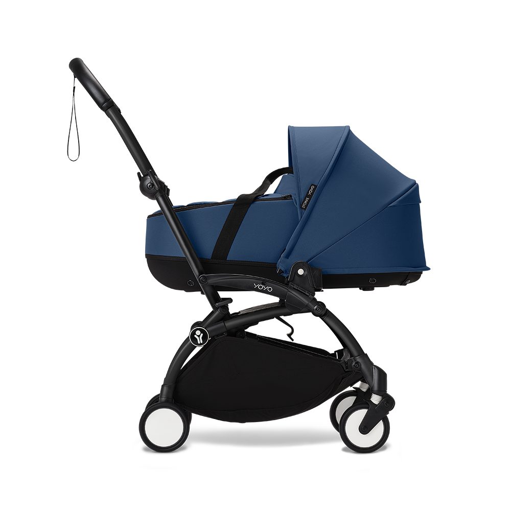 Stokke® YOYO³ avec nacelle Black/Navy Blue