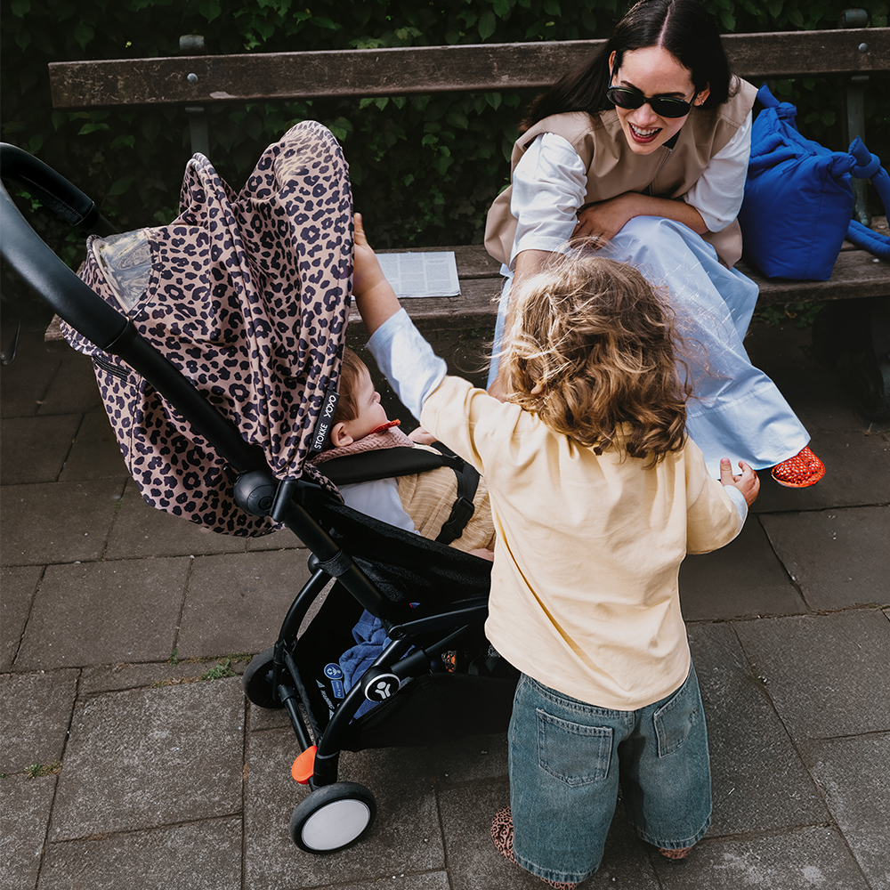 Stokke YOYO³ 6+ 'Wild Collection' Black/Leopard