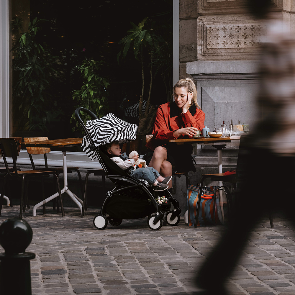 Stokke YOYO³ 6+ 'Wild Collection' Black/Zebra