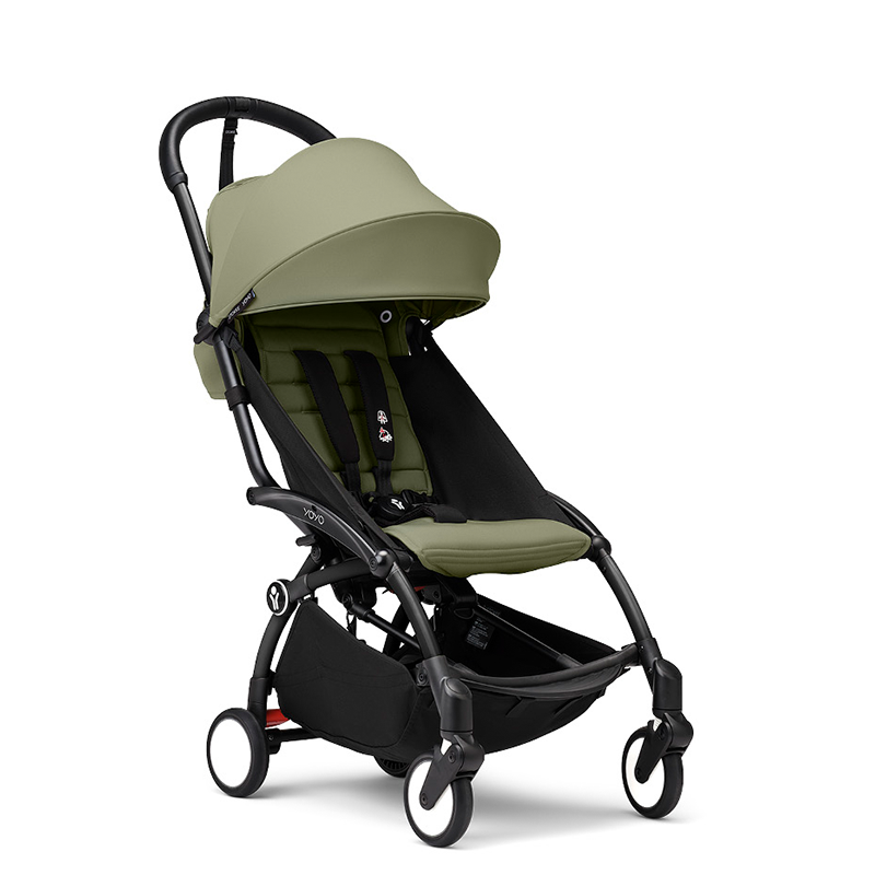 Stokke YOYO³ 6+ Black/Olive - Online MY SNOWFLAKE