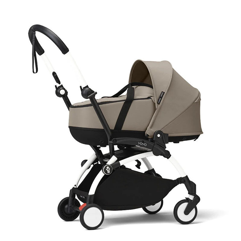 Stokke® YOYO³ avec nacelle White/Taupe