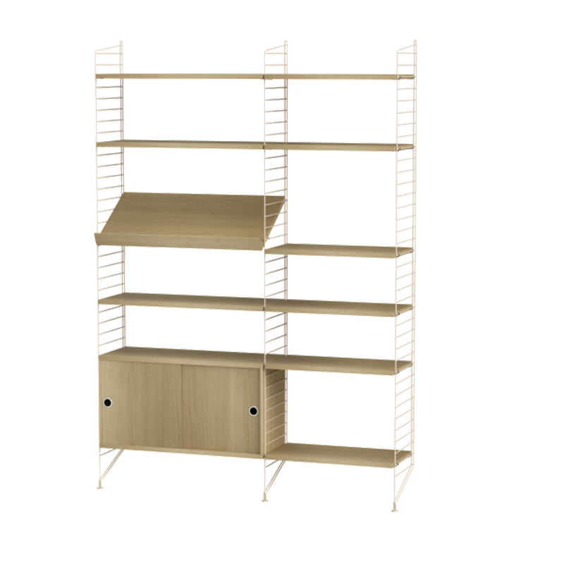 String Furniture Regalsystem H Eiche/Beige - Online MY SNOWFLAKE