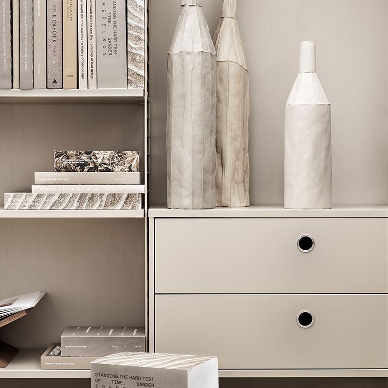 String Furniture Schrankelement mit Schubladen 'System' 78x30 cm Beige