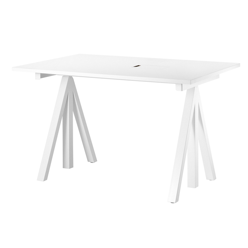 String Furniture Schreibtisch 120 x 78 'Works' Weiss