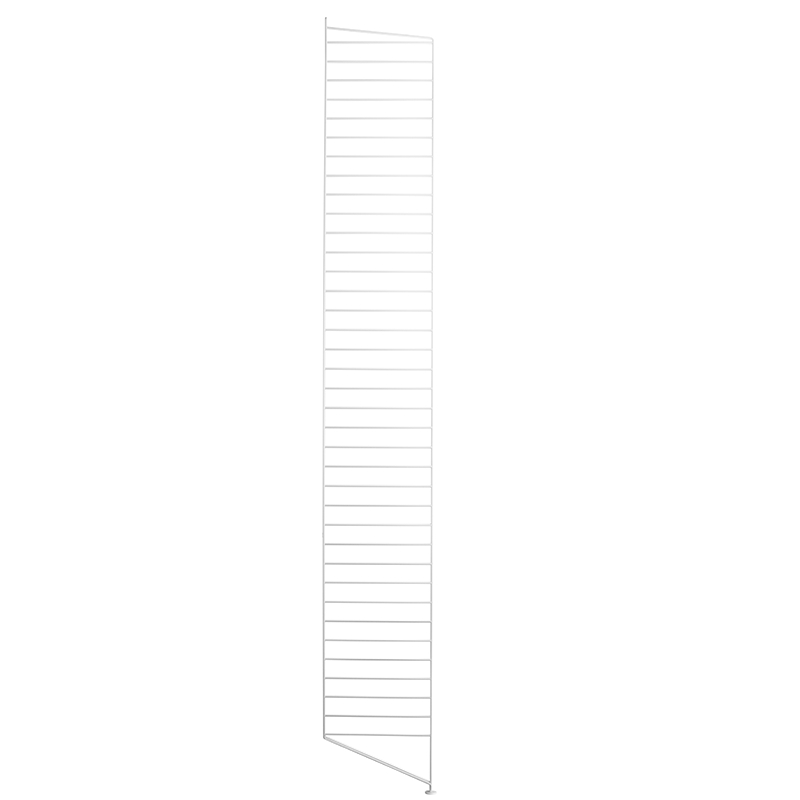 Hohe Bodenleiter aus Metall in Weiss von String Furniture