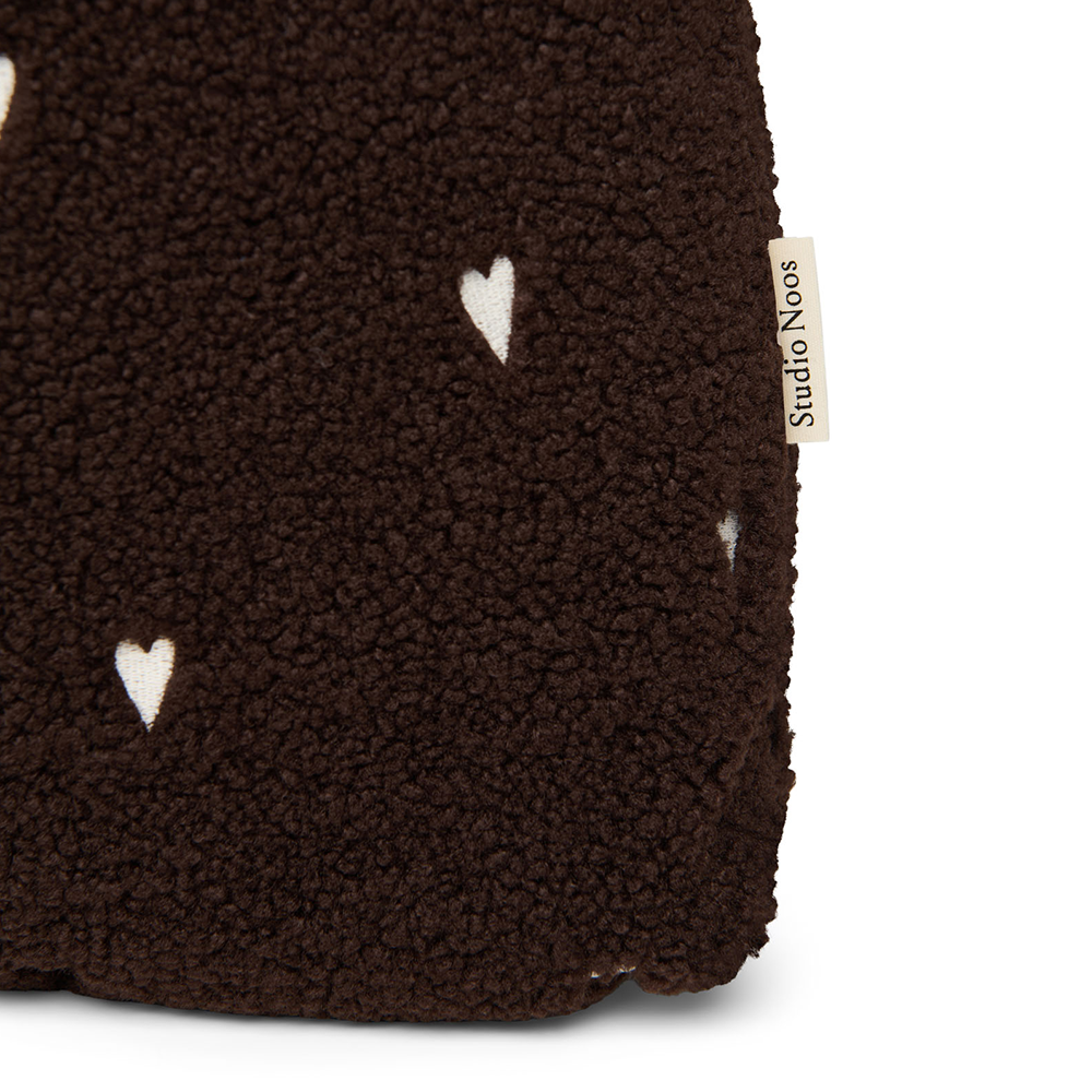 Studio Noos  Tragetasche 'Teddy Mom Bag' Chocolate Hearts