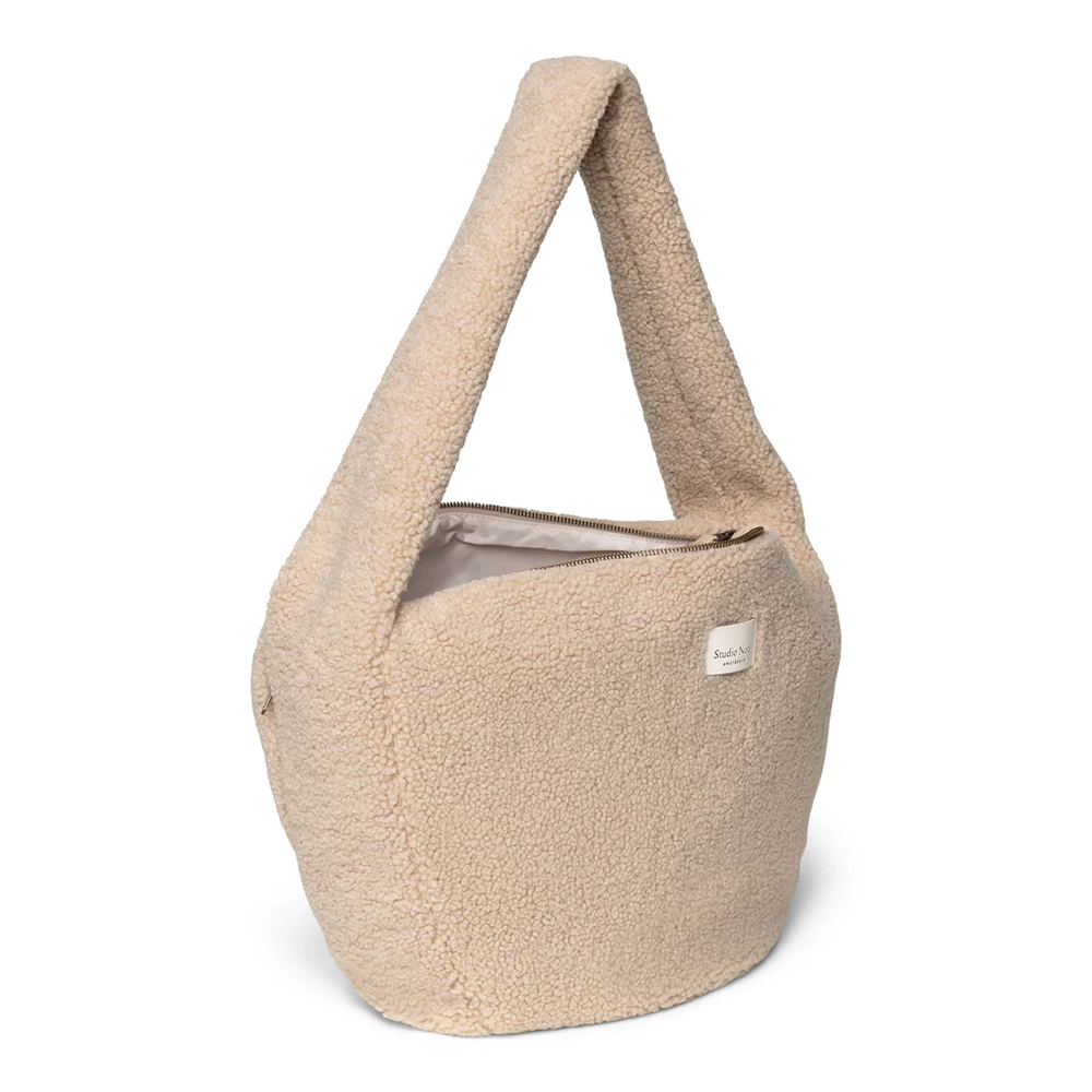 Studio Noos Crossbody Bag for Adults 'Teddy' Ecru