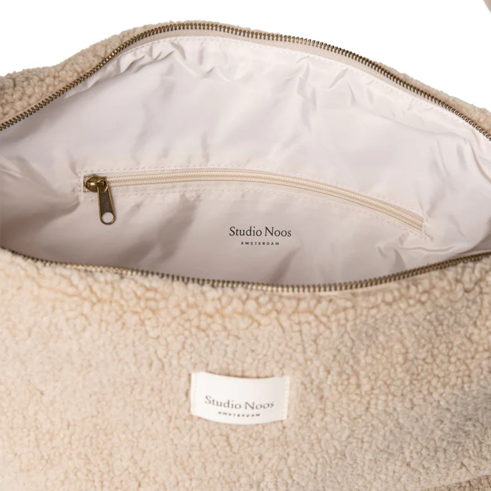 Studio Noos Crossbody Bag for Adults 'Teddy' Ecru