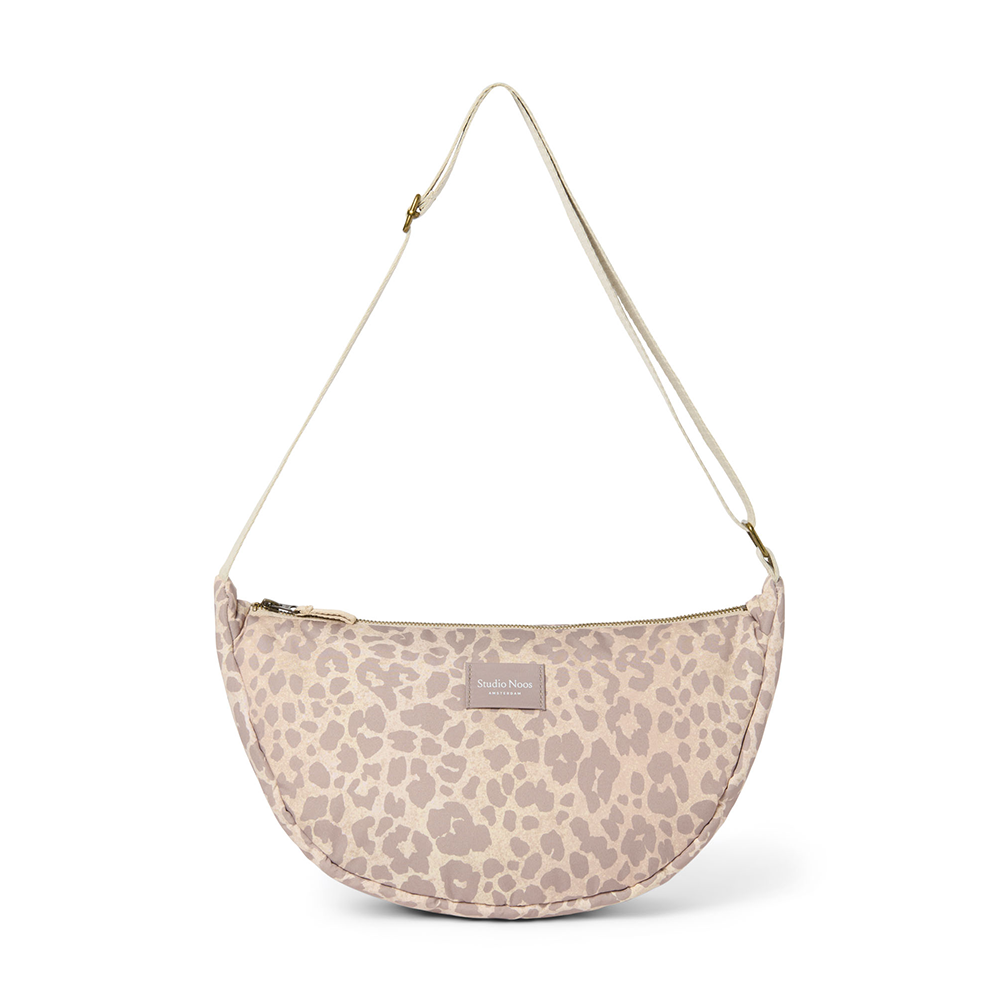 Studio Noos Gürteltasche für Erwachsene 'Puffy' Beige Leopard