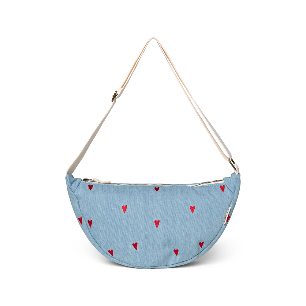 Studio Noos Belt Bag for Adults 'Denim' Hearts