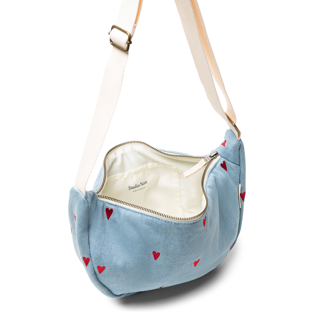 Studio Noos Belt Bag for Adults 'Denim' Hearts