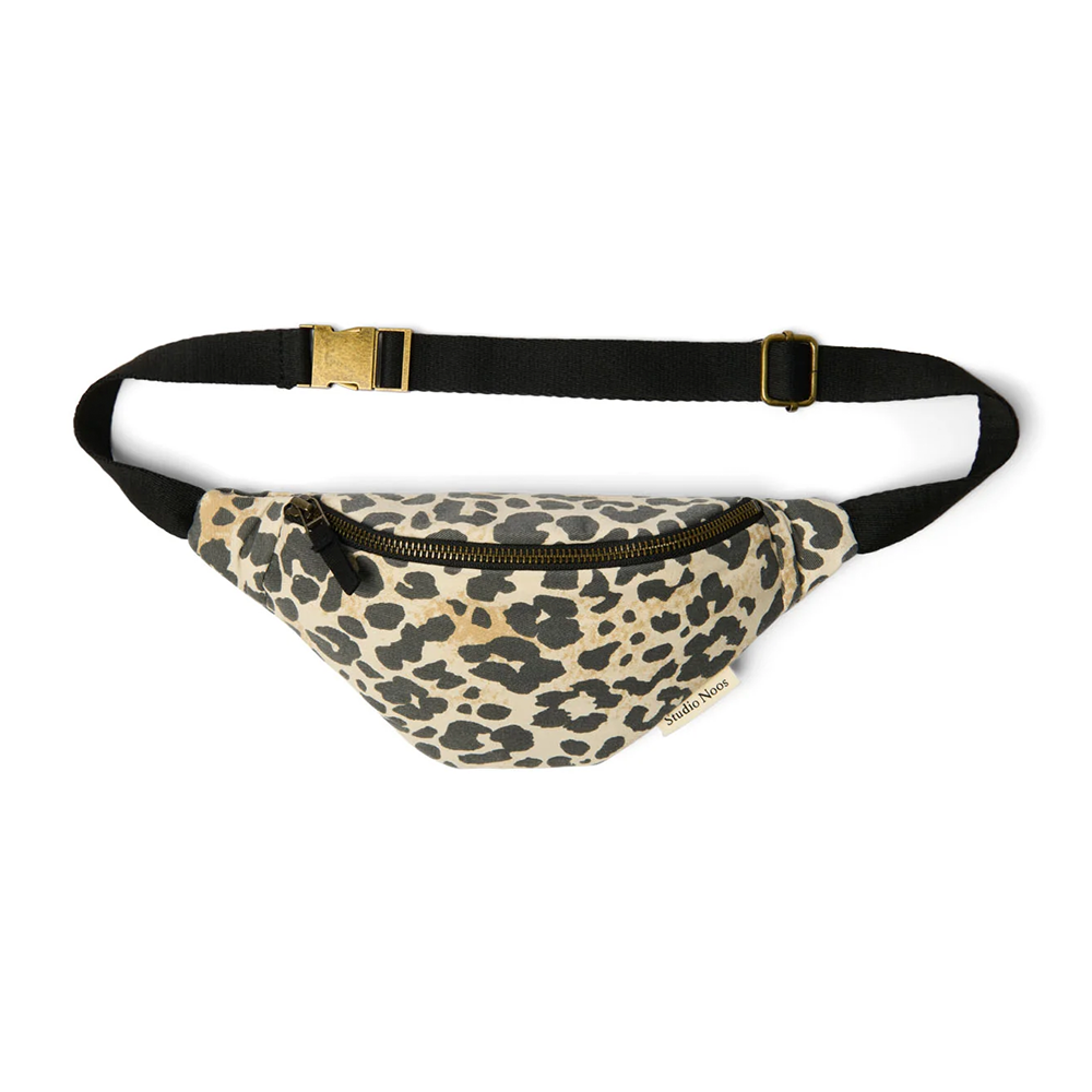 Studio Noos Gürteltasche Mini für Kinder 'Soft Cotton' Leopard