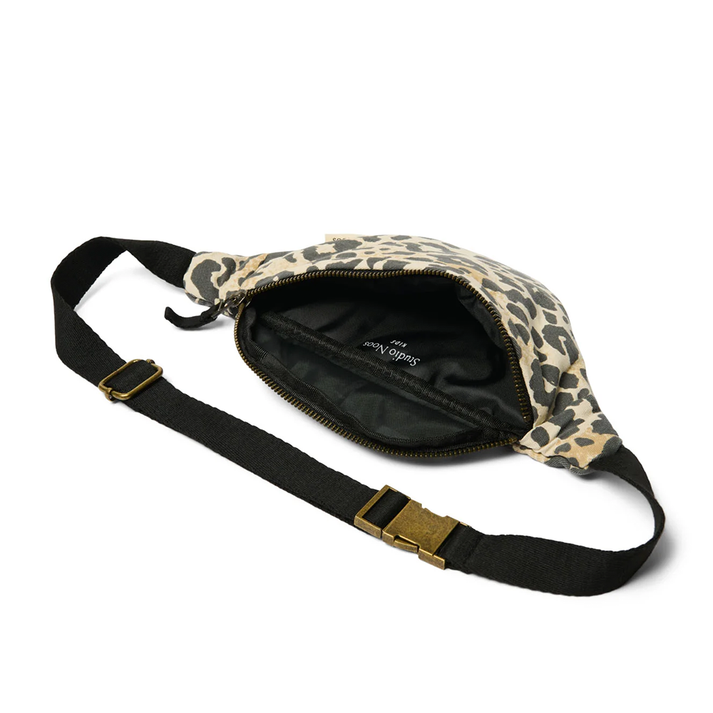 Studio Noos Gürteltasche Mini für Kinder 'Soft Cotton' Leopard