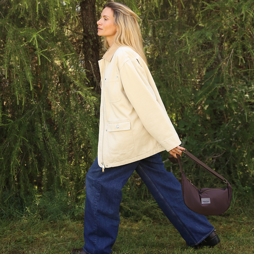 Studio Noos Belt Bag for Adults 'Puffy' Brown